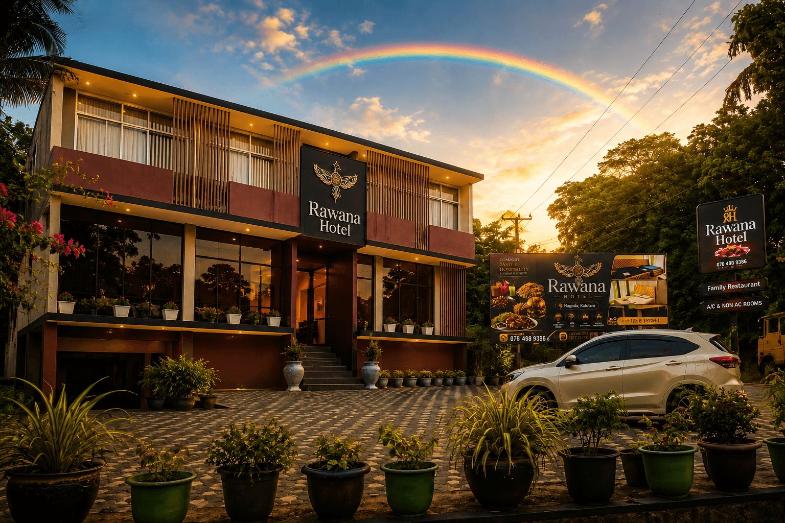 Hotel Rawana, Nagoda